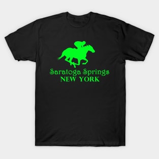 Saratoga Springs New York Horse Racing T-Shirt